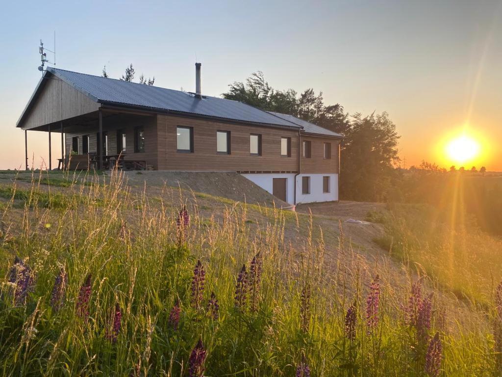 Restaurace A Penzion Gansberg Cotkytle Exteriör bild