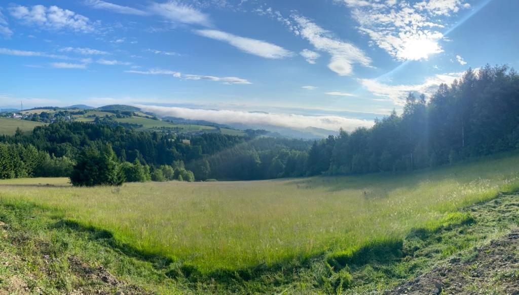 Restaurace A Penzion Gansberg Cotkytle Exteriör bild