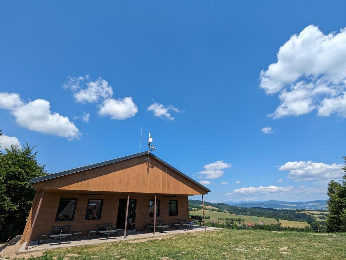 Restaurace A Penzion Gansberg Cotkytle Exteriör bild