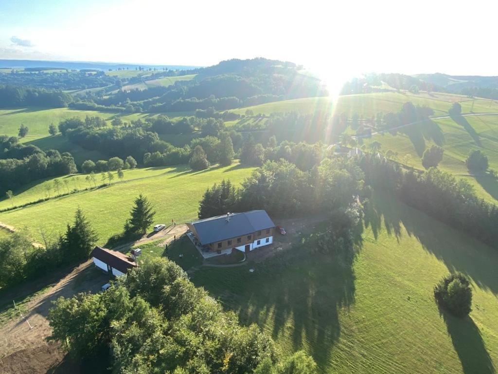 Restaurace A Penzion Gansberg Cotkytle Exteriör bild